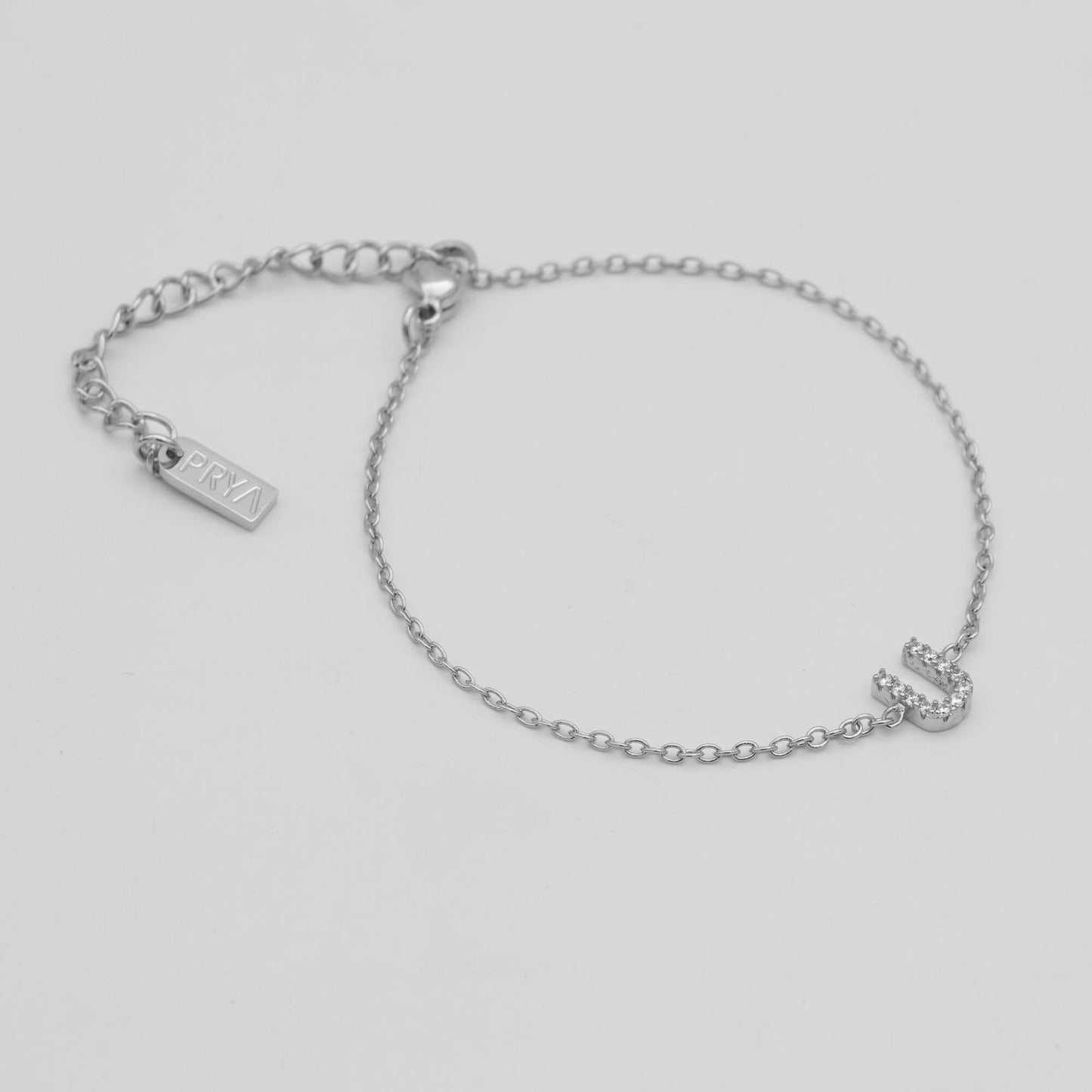 Lana icy initial bracelet