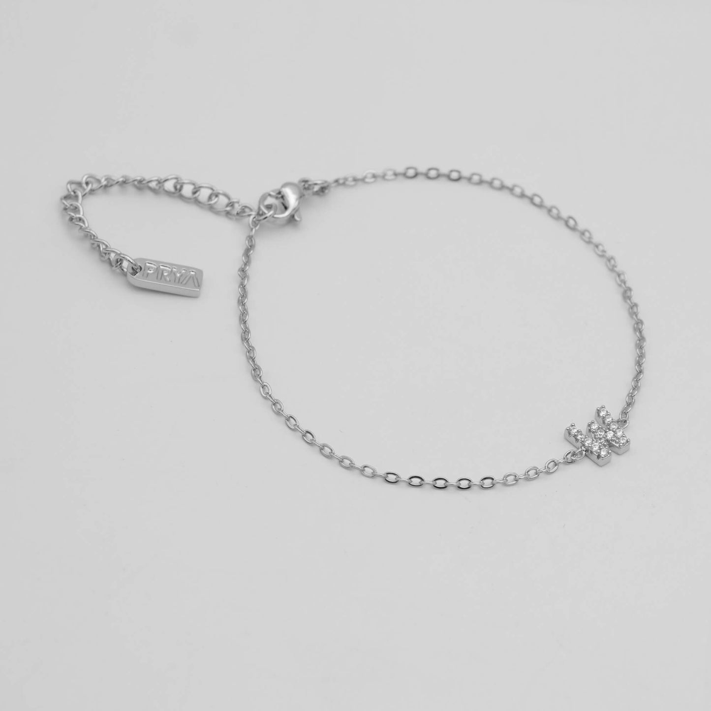 Lana icy initial bracelet
