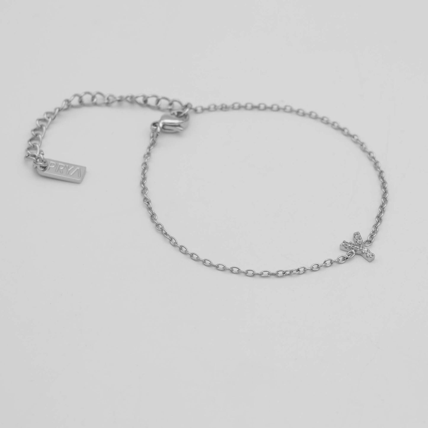 Lana icy initial bracelet