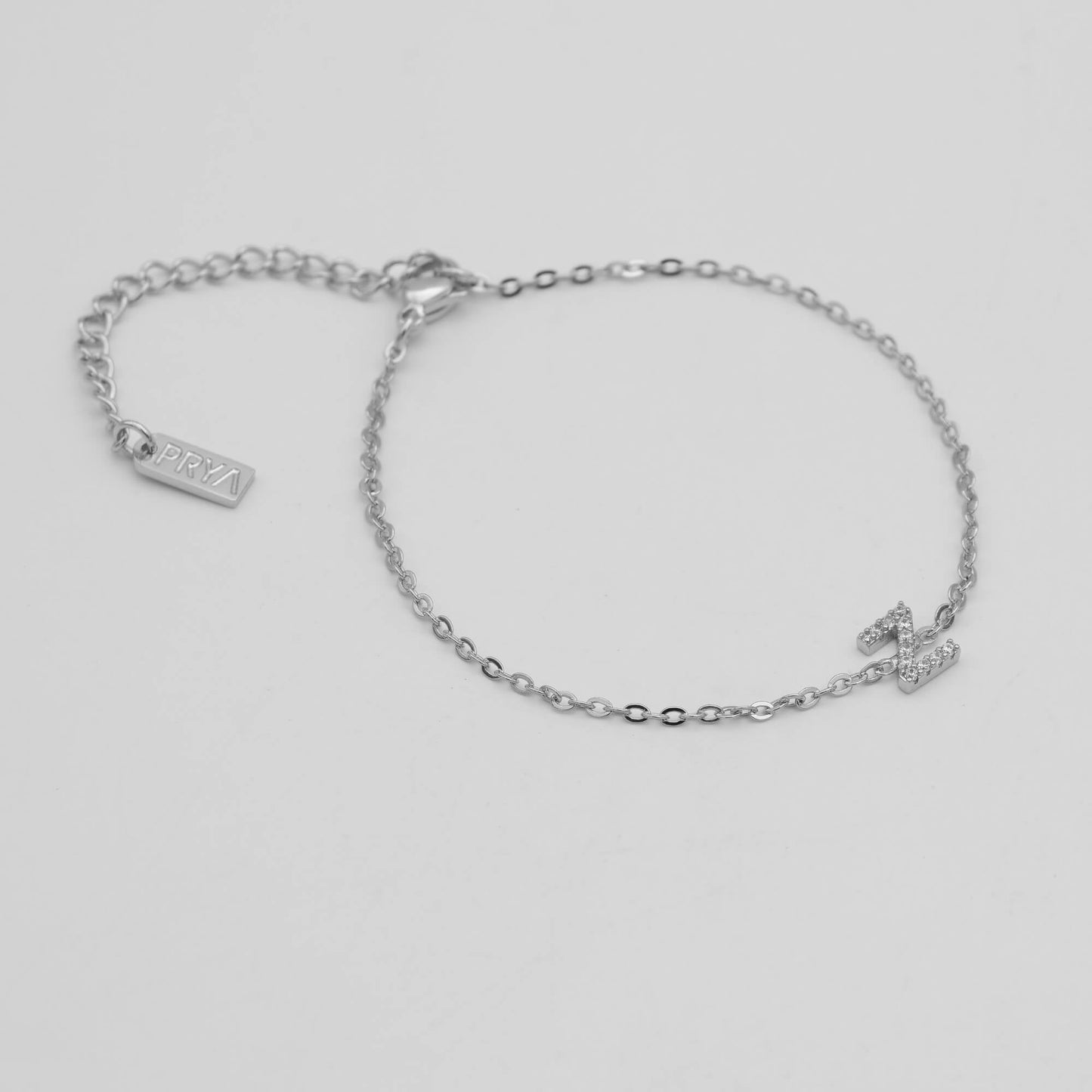 Lana icy initial bracelet