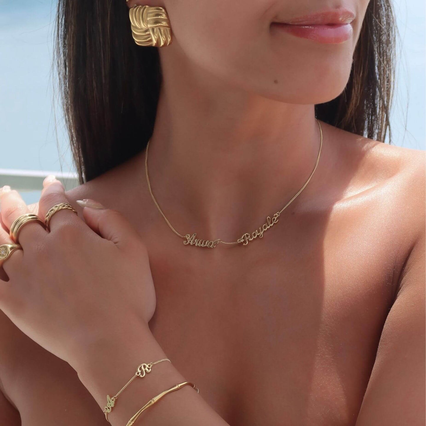 Miami Multiple Name Necklace