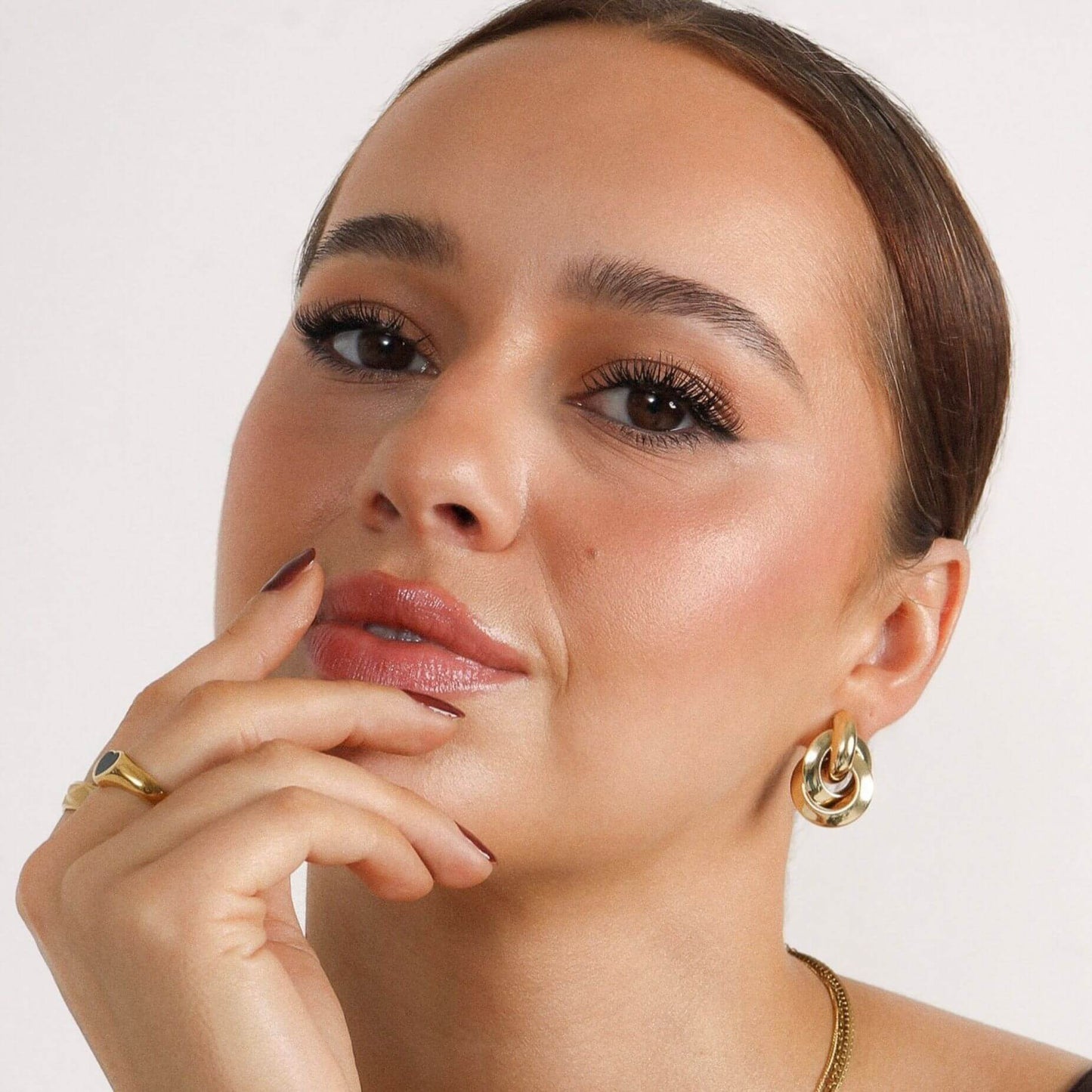 Nadia Knot Knocker Earrings