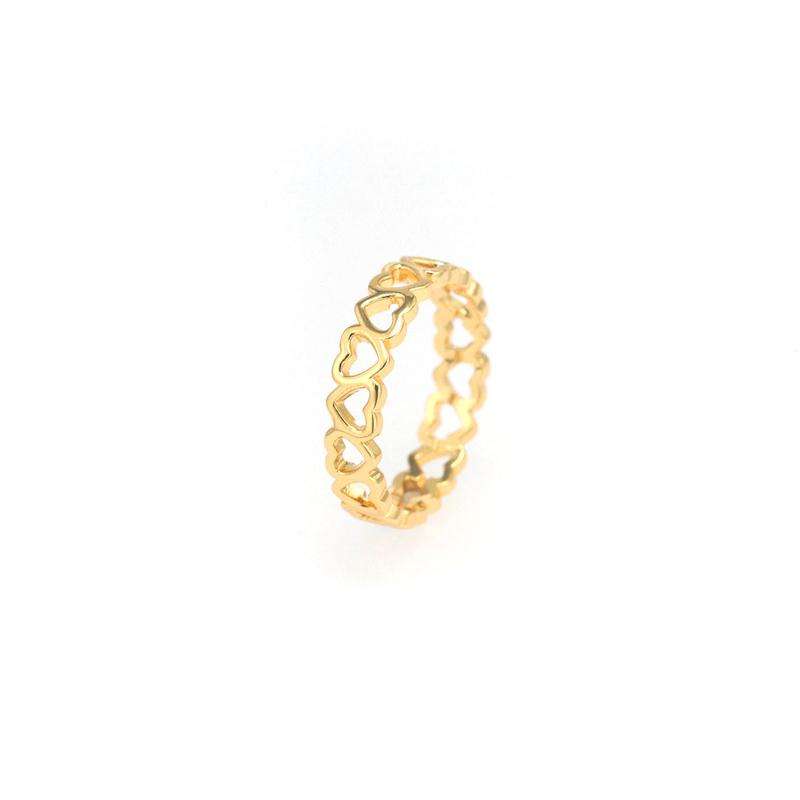 Serena Linked Love Heart Ring