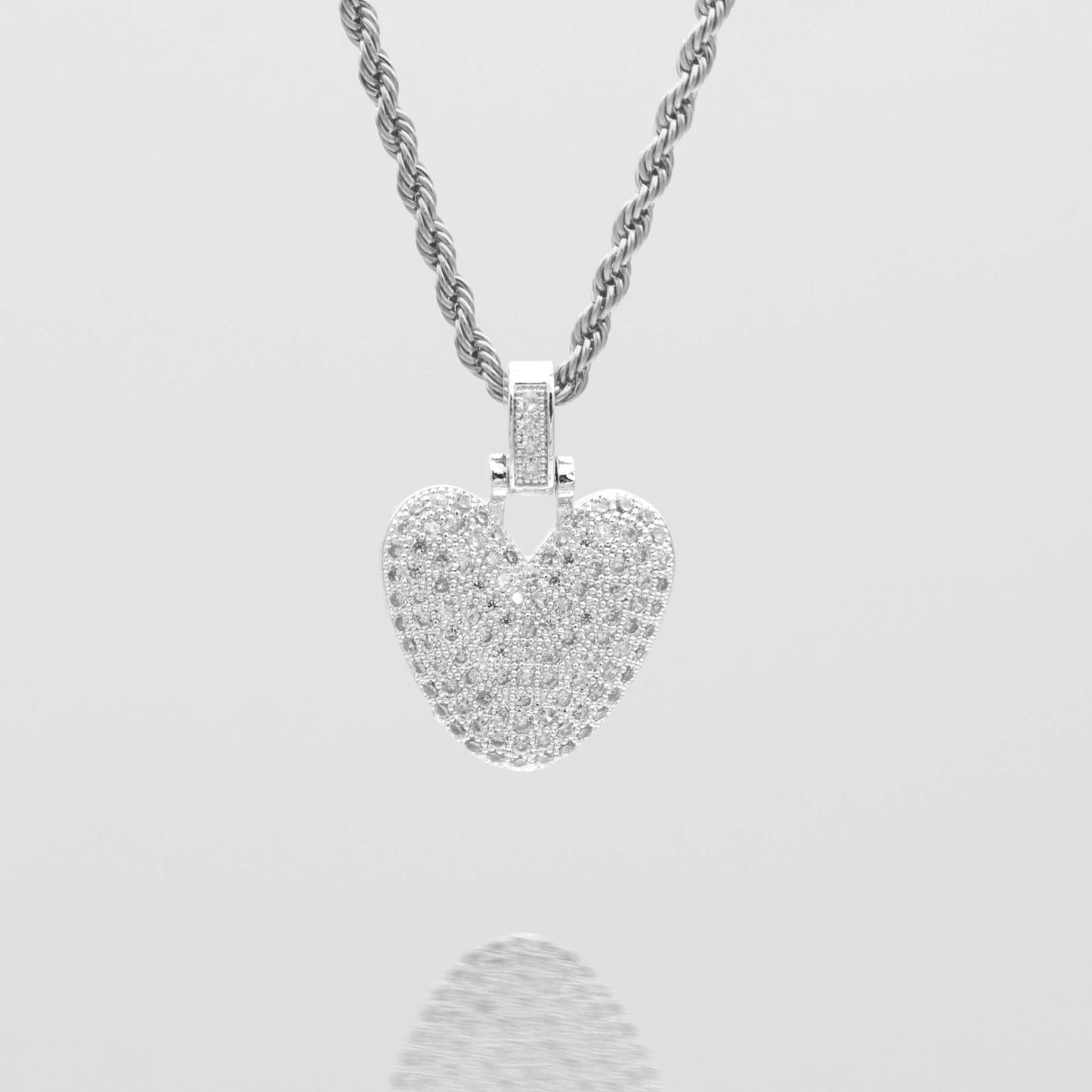 ICY Bubble Letter Initial Necklace